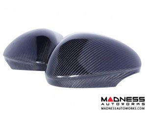 Alfa Romeo Stelvio Mirror Covers - Carbon Fiber - Caps - Feroce Carbon